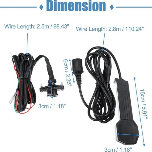Kit telecomando argano - telecomando, 12v